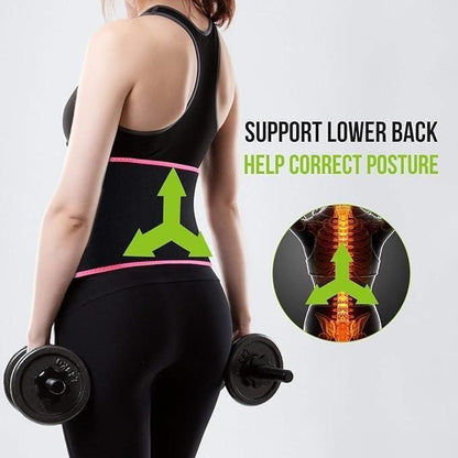 Adjustable Waist Trimmer Belt - (Burn Belly Fat & Correct Your Posture Instantly)