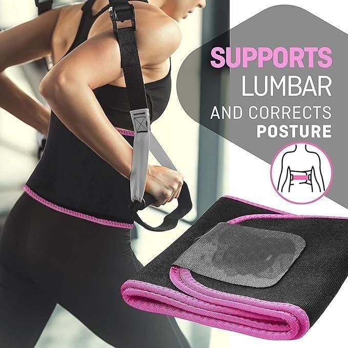 Adjustable Waist Trimmer Belt - (Burn Belly Fat & Correct Your Posture Instantly)