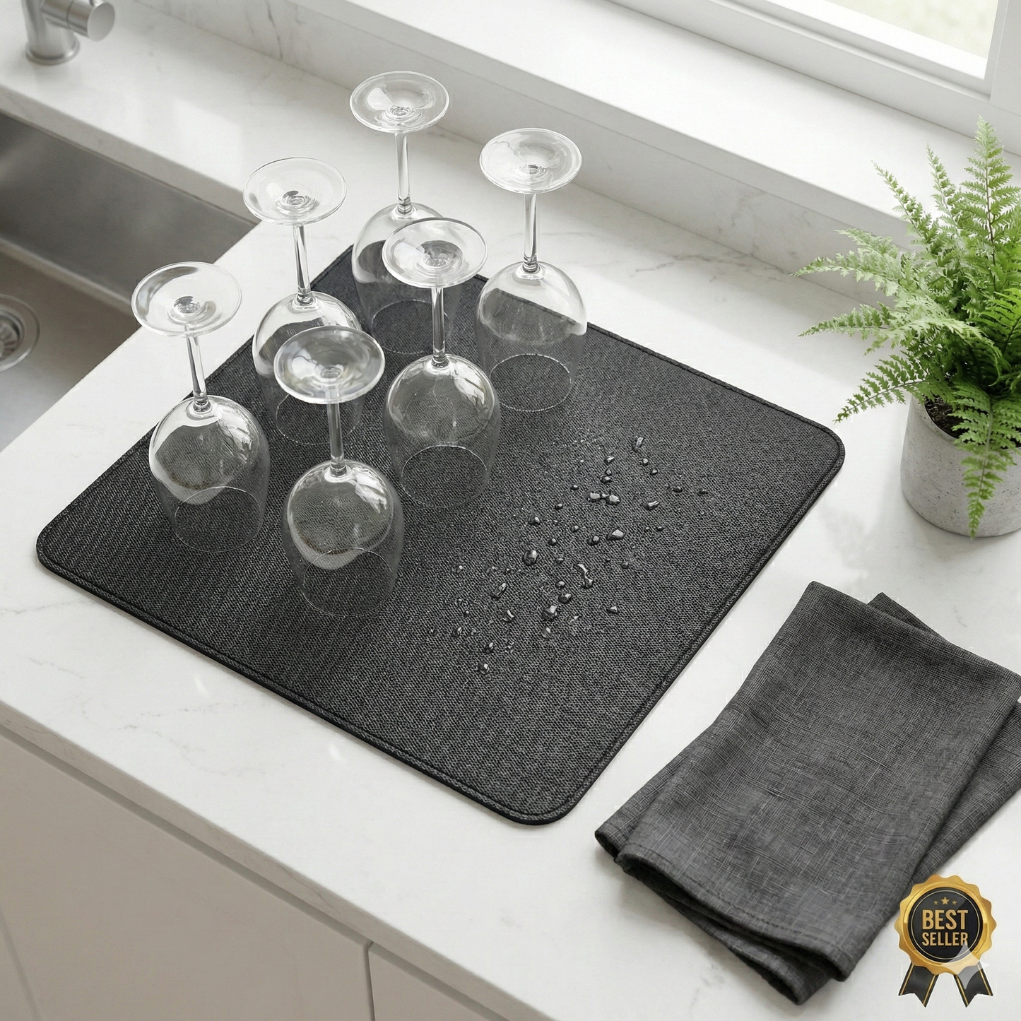 QUICK-DRYING KITCHEN MAT