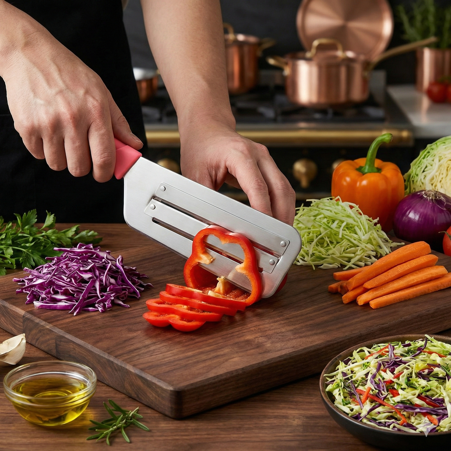 Slicer Double 2 Slice Blade Slicing Knife