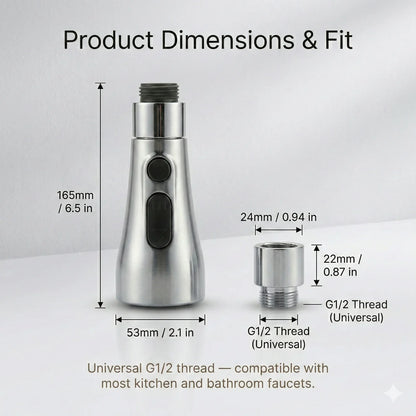 Flexible Tap Extension | Rotate, Rinse & Save Water | Easy Fit for Any Sink